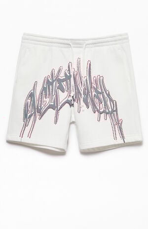 Handstyles Rhinestone Fleece Sweat Shorts image number 1