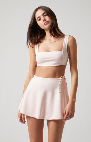 PAC WHISPER Pink Bandage Sports Bra image number 3
