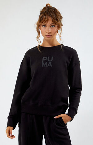 Black Infuse Crew Neck Sweatshirt image number 1