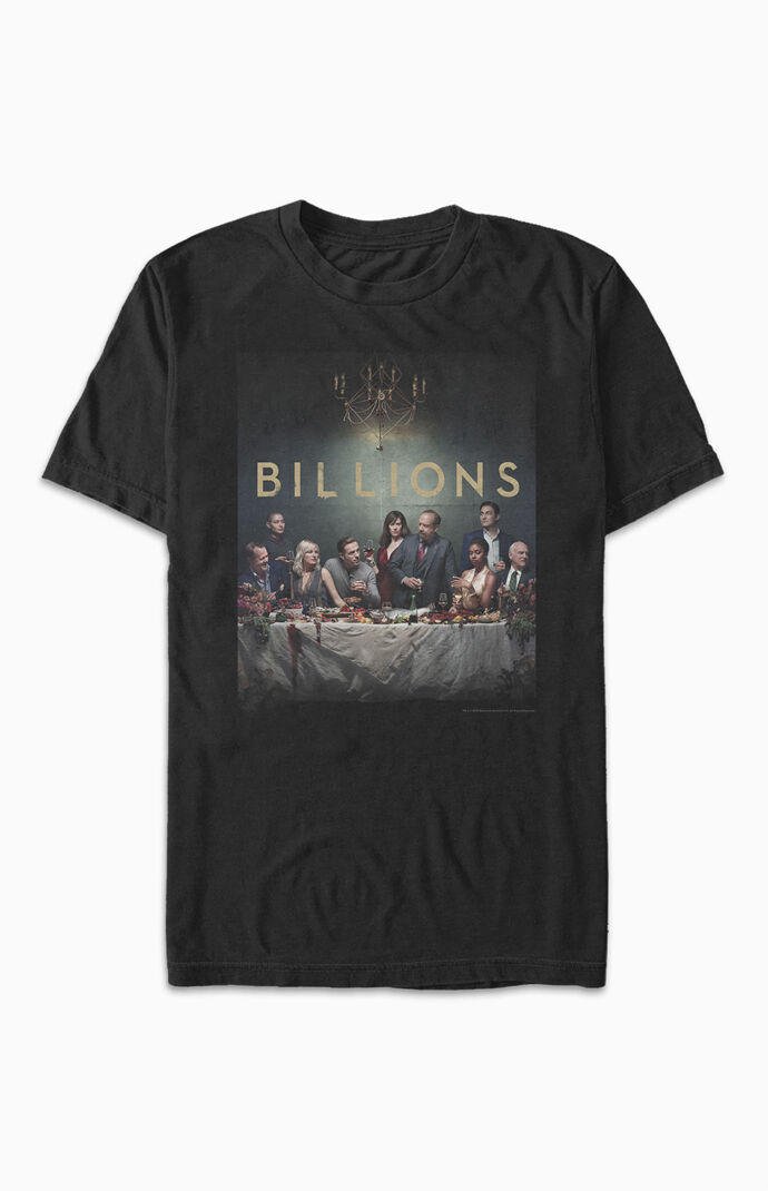 Billions Poster Graphic T-Shirt