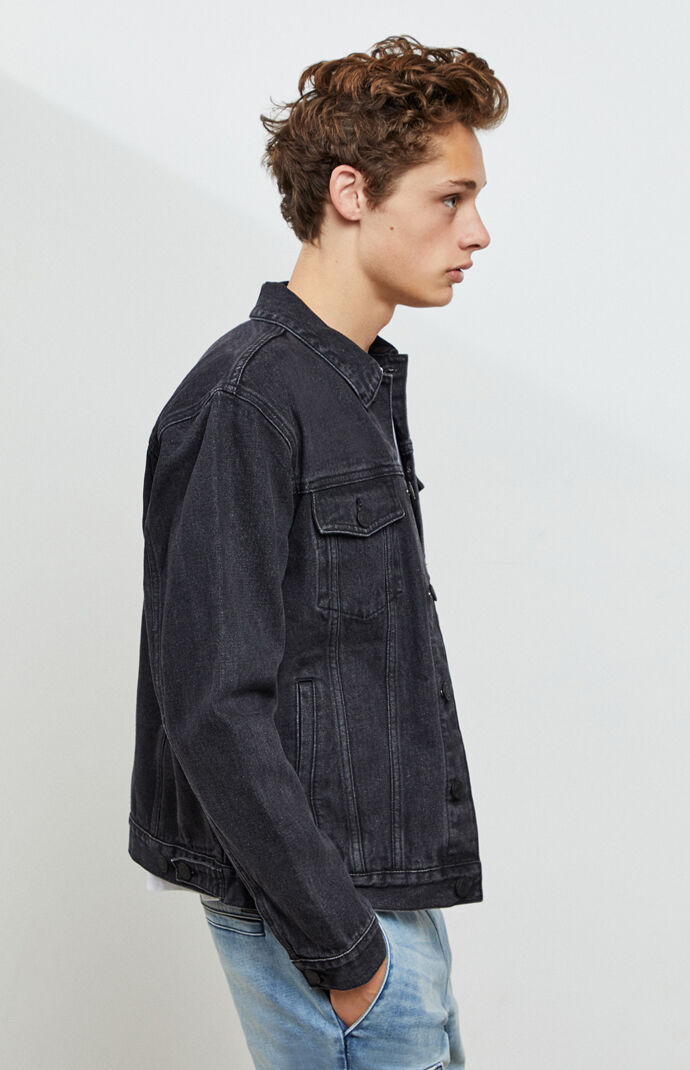 black denim jacket pacsun