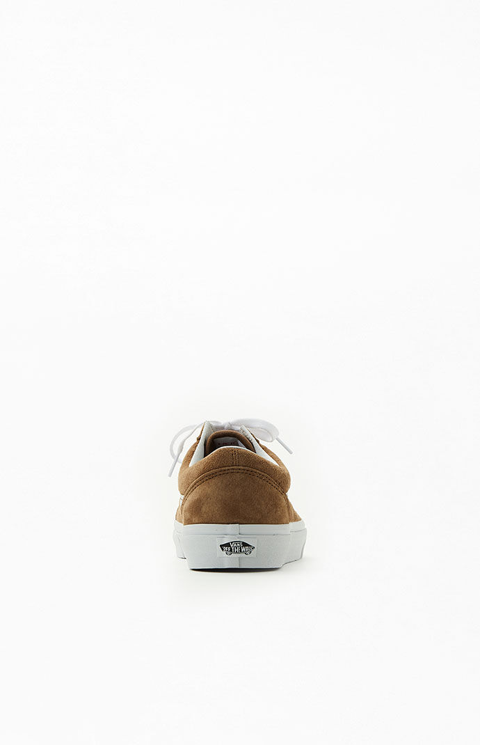 Tan suede vans womens cheap