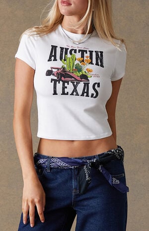x Pacsun United States Grand Prix 2025 Austin The Race Skimmer T-Shirt image number 2
