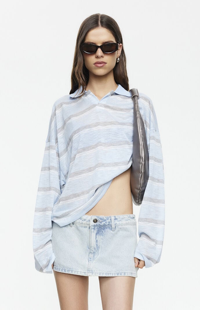 LIONESS Honey Striped Rebels Jersey Long Sleeve Top