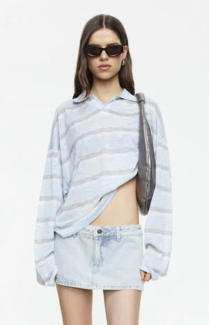 Honey Striped Rebels Jersey Long Sleeve Top image number 1