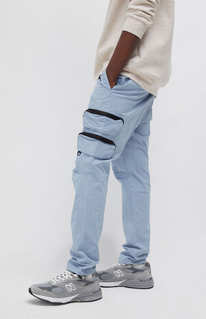 Blue Slim Cargo Pants image number 1