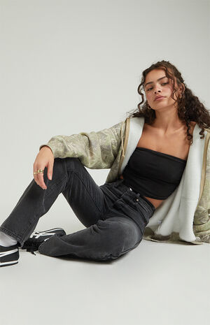 Black Dad Jeans image number 4