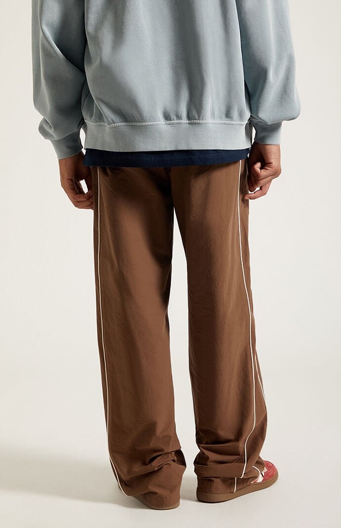 Pacsun Brown Bolton Baggy Track Pants