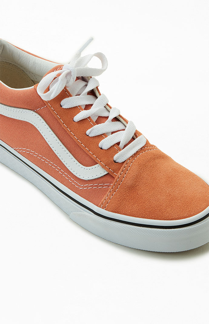 Vans Kids Orange Old Skool Shoes | PacSun