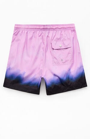 Purple Stampede 4.5" Volley Swim Trunks image number 2