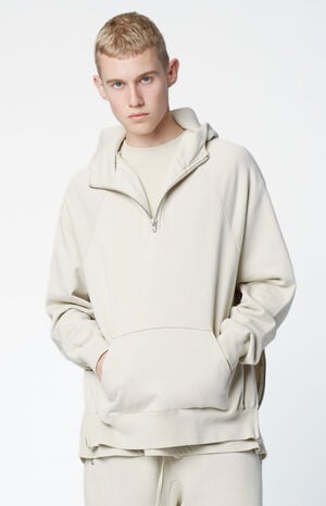 Quarter Zip Fog Half Zip Hoodie God Essentials Pacsun Fear Of God