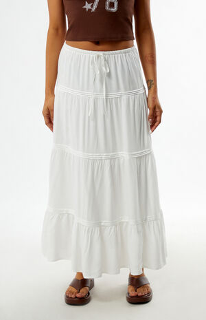 Tiered Maxi Skirt image number 3