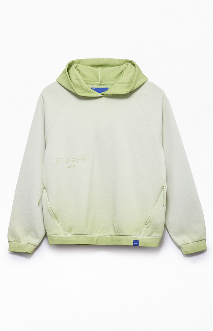 A.R.C. Green Raglan Vintage Wash Heavyweight Hoodie A.R.C. Green Raglan Vintage Wash Heavyweight Hoodie
