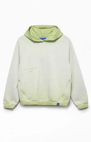 Green Raglan Vintage Wash Heavyweight Hoodie image number 1