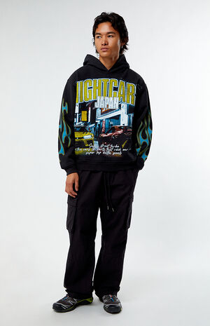 Japan Nightcars Heavyweight Hoodie image number 4