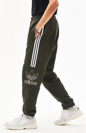Outline Olive Sweatpants image number 1