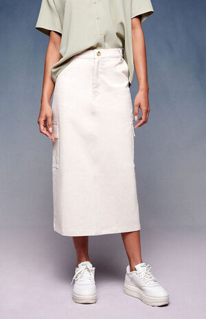 x PacSun On The Go Cargo Midi Skirt image number 2