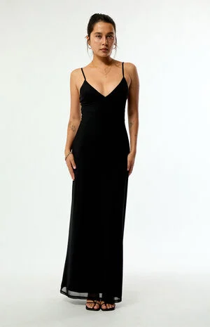 Elena Mesh Maxi Dress image number 2