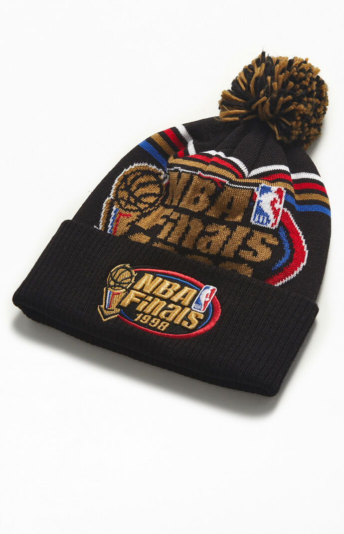 mitchell and ness lakers beanie