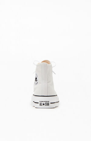 Women's Gray Chuck Taylor All Star Lift High Top Sneakers image number 3