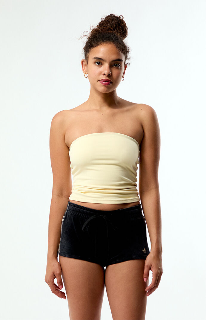 adidas Black Velour SST Hot Shorts