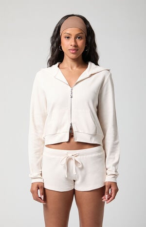 Active Aspen Waffle Knit Zip Up Hoodie image number 2