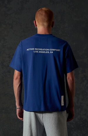 Blue Local Oversized T-Shirt image number 3