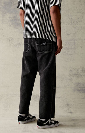 Eco Baggy Black Panel Jeans image number 4