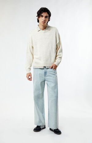 Cropped Crew Sweater image number 4