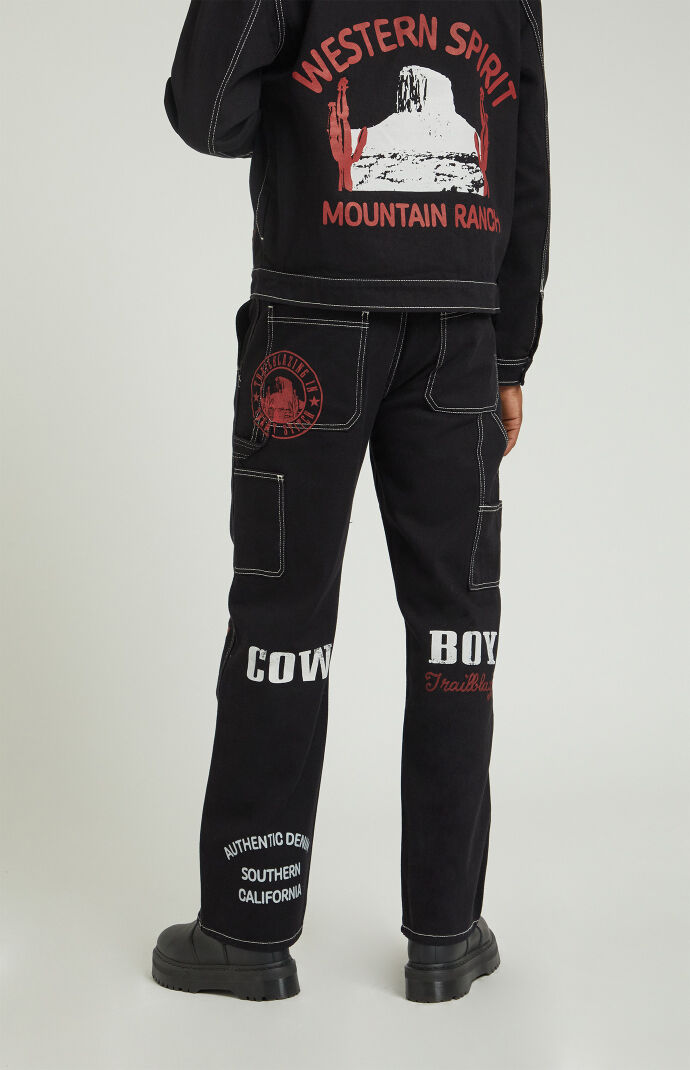 Pacsun Dylan Baggy Jeans Carpenter California Cowboy Black | Pacsun