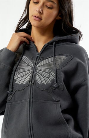 Butterfly Full Zip Hoodie image number 3