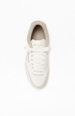 Women's Beige Vital Neutral Club C Extra Sneakers image number 5