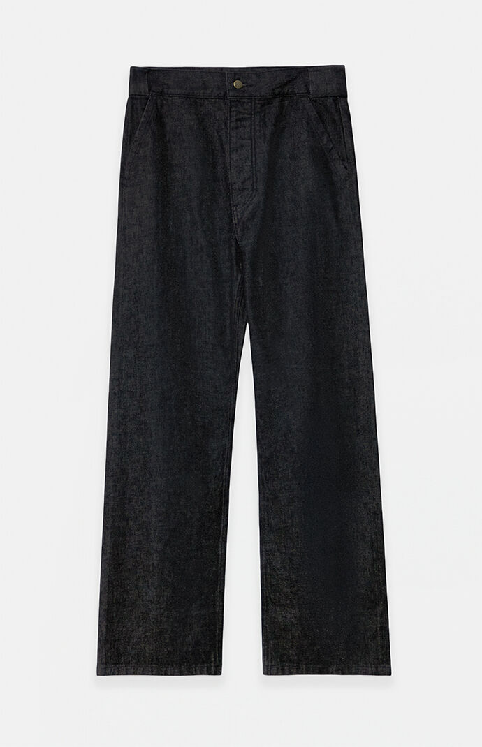 Fear of God ESSENTIALS Vintage Black Denim Straight Work Pants
