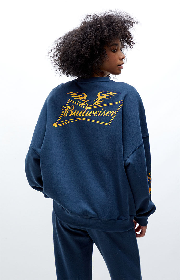 Budweiser crew neck sweatshirt shop