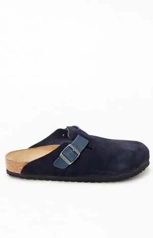 Boston Mixed Leather Clog Midnight image number 1