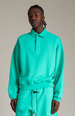 Mint Leaf Polo Sweatshirt image number 1