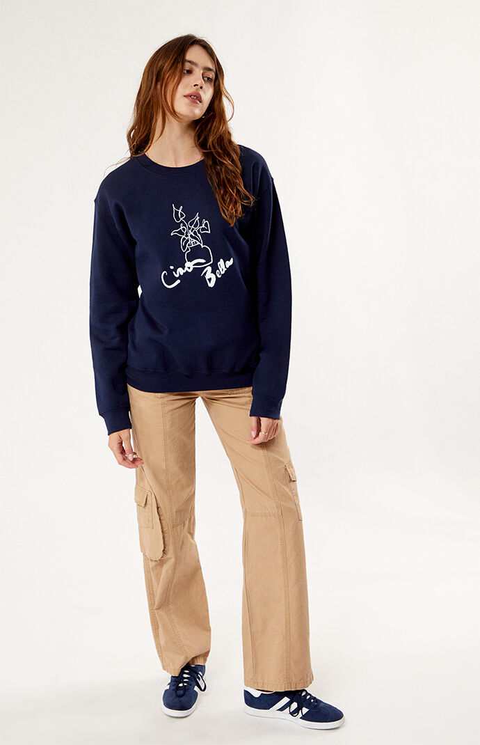 PS LA Ciao Bella Crew Neck Sweatshirt PacSun