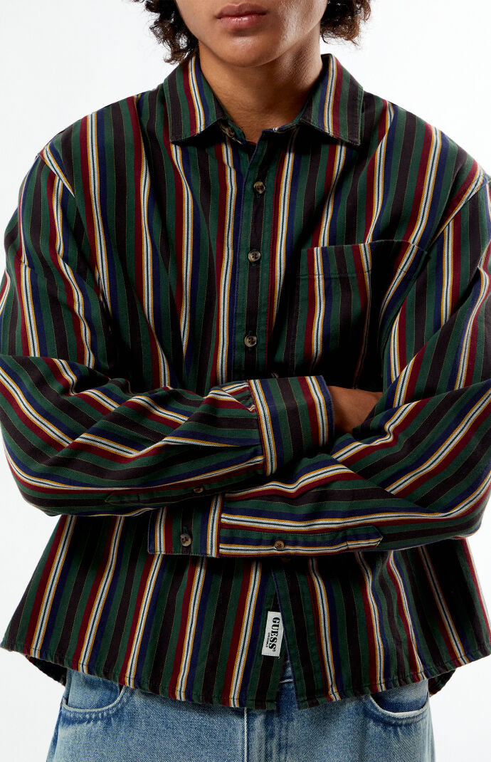 トップス Curensology Striped Long Shirt トップス Curensology Striped Long Shirt Curensology Striped