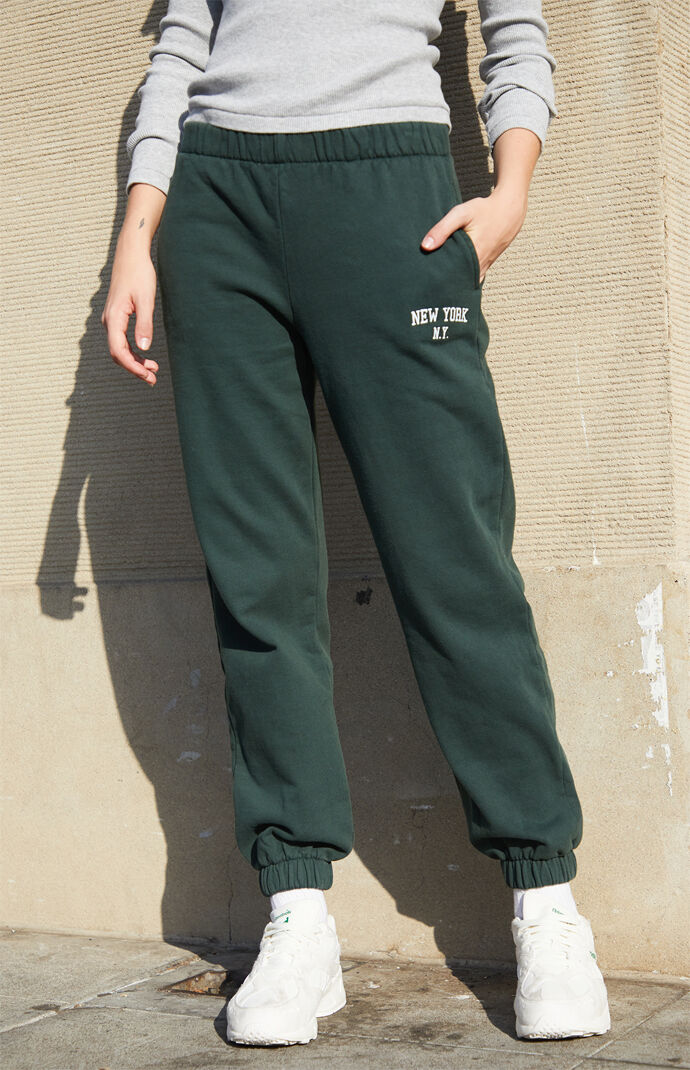 green sweatpants brandy melville