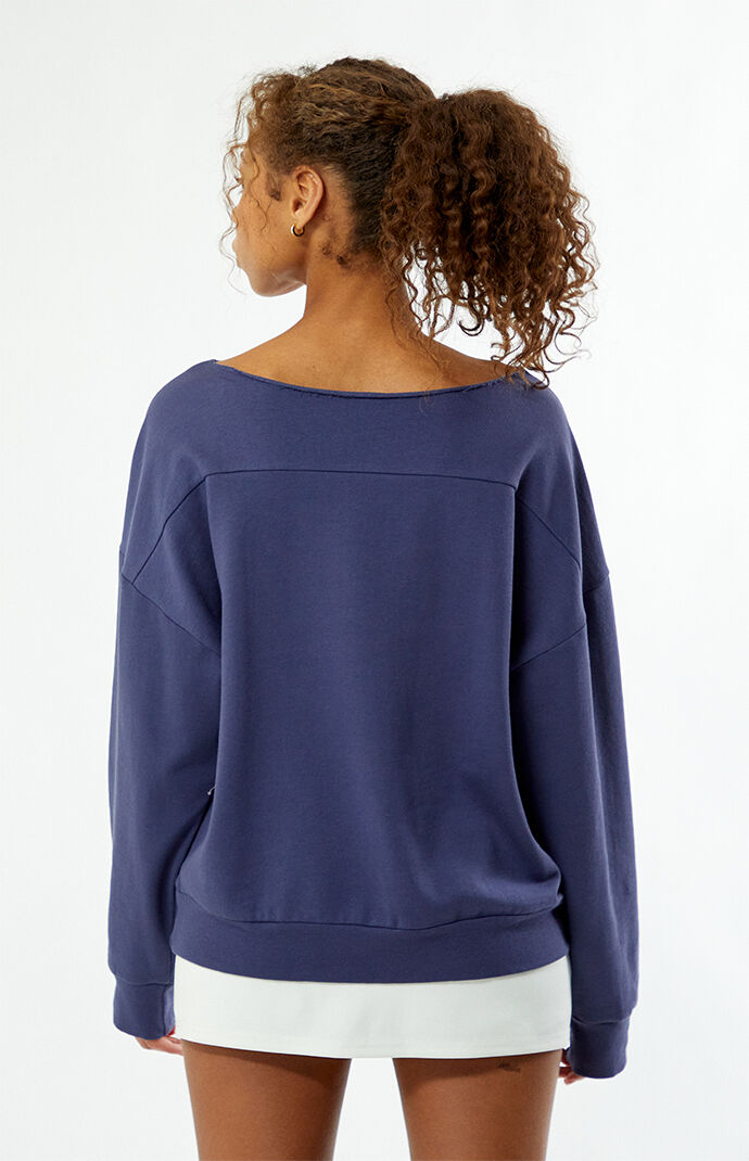 PS / LA Athletics New England off-The-Shoulder Sweatshirt