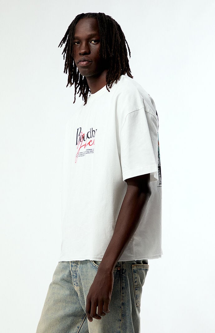 Pacsun Bound By Grace Cropped Boxy T-Shirt