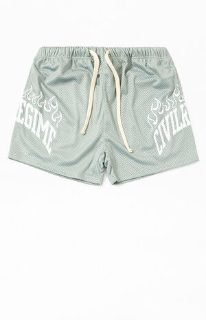 Burning Mesh Basketball Shorts image number 1