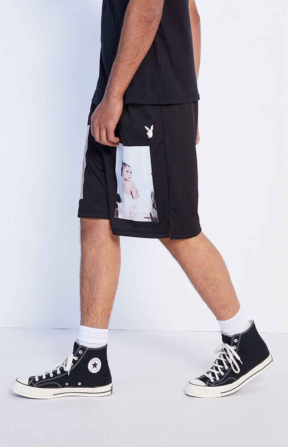 Playboy By PacSun Pictorial Mesh Shorts PacSun