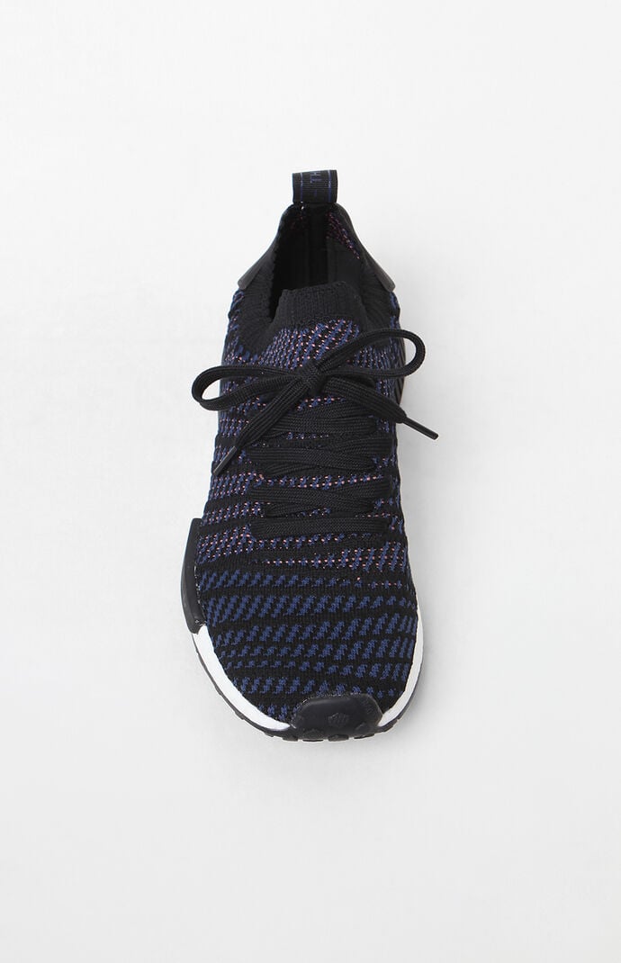 Women s Black Multi NMD R1 STLT Primeknit Sneakers PacSun PacSun