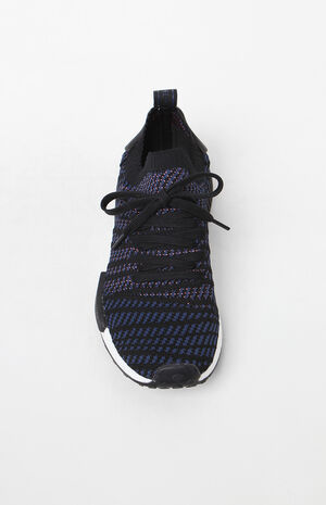 Adidas women's black multi nmd_r1 stlt primeknit sneakers clearance