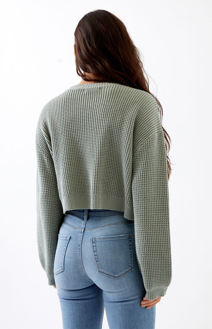 Waffle Babe Pullover Sweater
