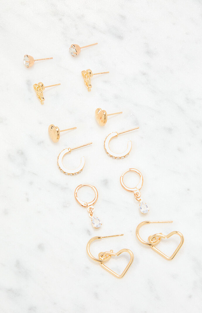 LA Hearts 6 Pack Mia Earrings
