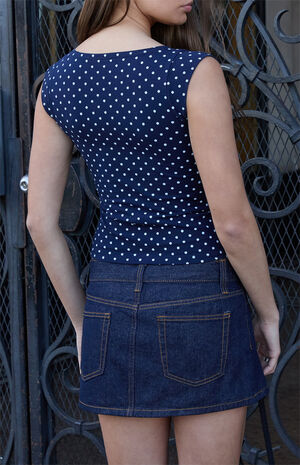 Black Polka Dot Amara Tank Top image number 3