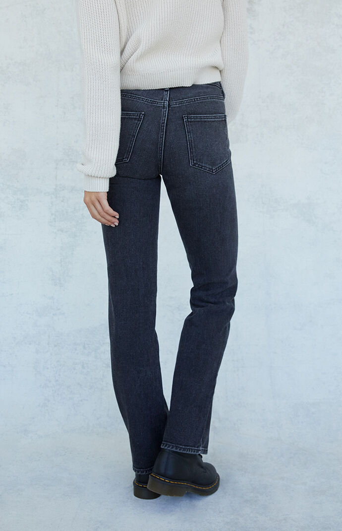 Black Vintage Boot Cut Jeans