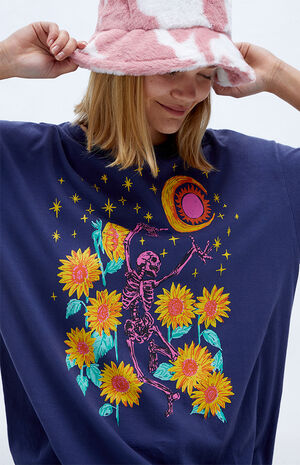 Sunflower Skeleton T-Shirt Sunflower Skeleton T-Shirt image number null